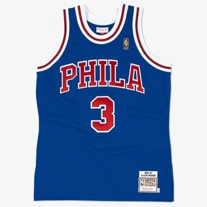 Mitchell & Ness Allen Iverson Philadelphia 76ers 1996-97 Royal
Authentic Jersey
